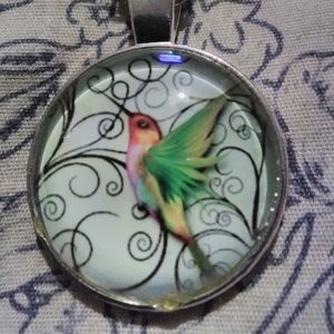 New, Hummingbird Cabochon